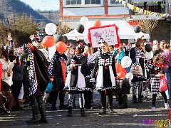 Umzuch Kaub 2o25 © kalbacho-foto  Kauber Fassenachtsumzuch mit Abschluss uffm Zollplatz