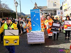 Umzuch Kaub 2o25 © kalbacho-foto  Kauber Fassenachtsumzuch mit Abschluss uffm Zollplatz