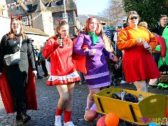 Umzuch Kaub 2o25 © kalbacho-foto  Kauber Fassenachtsumzuch mit Abschluss uffm Zollplatz