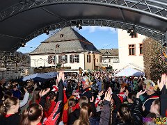 Rosenmontagsbasar © kalbacho-foto  Rosenmontagsbasar im Hilchenhaushof, geboten werden Tänze aus der LCV-Tanzabteilung, musikalisch gestaltet wird der Tag von den Lorcher Schloßbergmusikanten